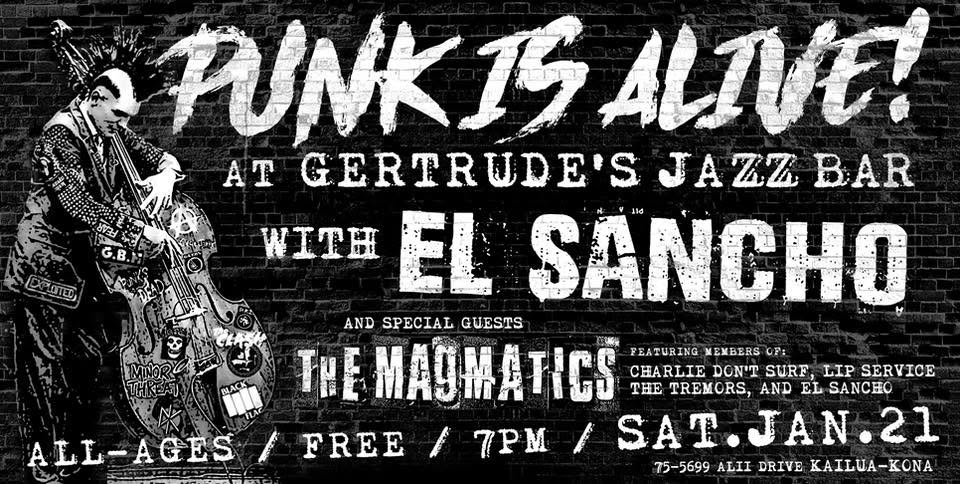 Flyer for Gertrude's Jazz Bar show