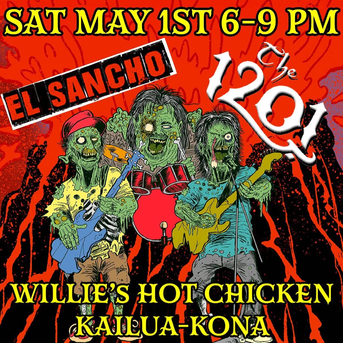 Flyer for The 1201, El Sancho show