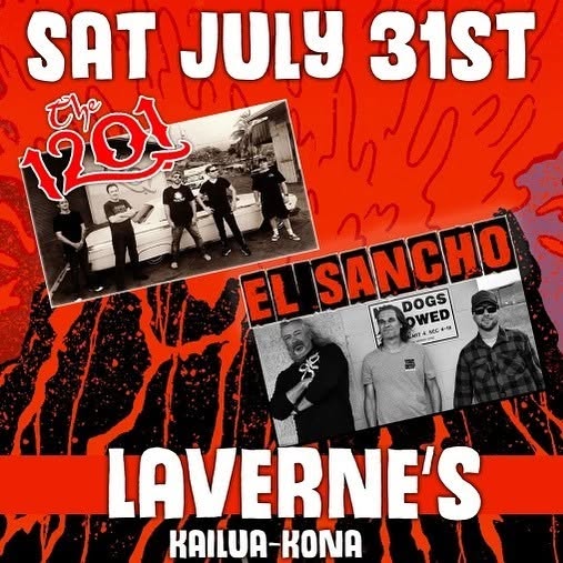 Flyer for The 1201 and El Sancho show