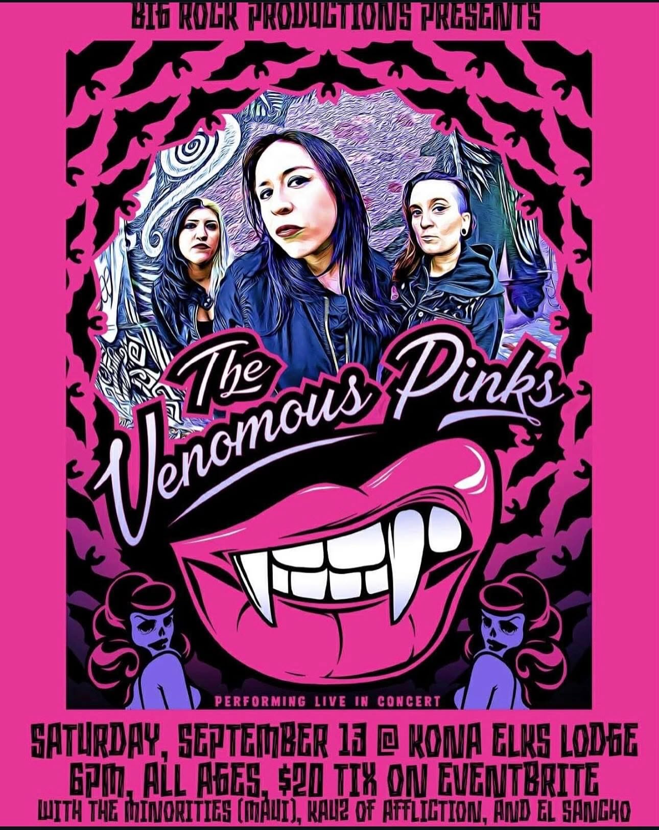 El Sancho show flyer — 092325 VenomousPinksKona