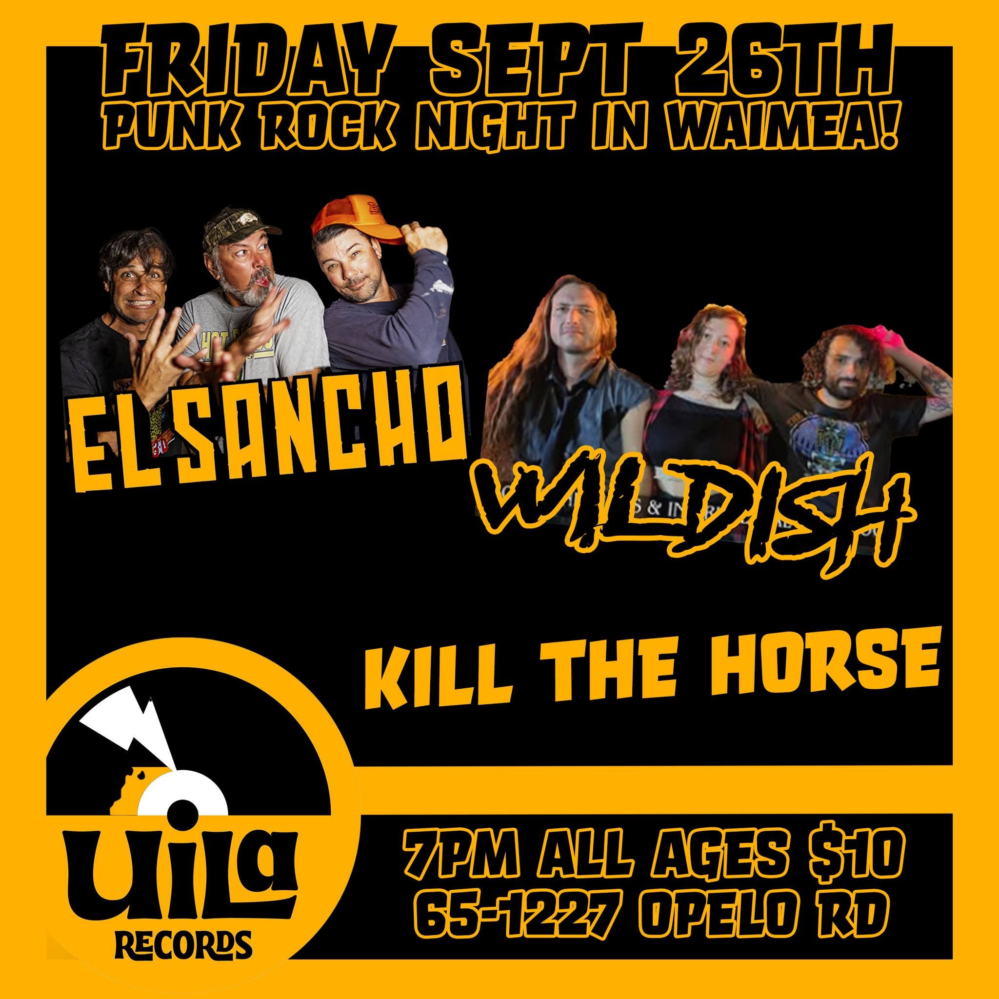 El Sancho show flyer — 092625 UilaRecords