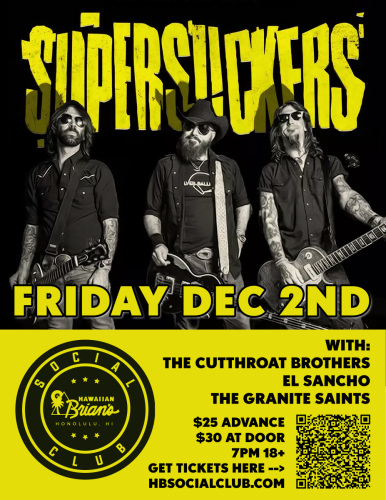 Supersuckers, Cutthroat Brothers, El Sancho 12/2/22