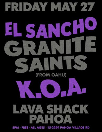 El Sancho, Granite Saints 5/27/22
