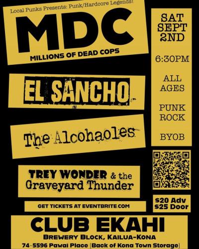 MDC and El Sancho Kona 9/2/23